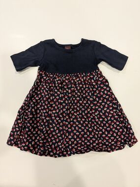 Tea Collection Navy Floral Dress 18-24m